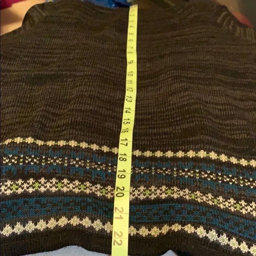AB Studio cardigan sweater with draped front, Med - Picture 10 of 10